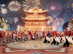 机器狗与小熊猫对阵：魔法原子机器人亮相 2026 春晚四川宜宾分会场《立上游》