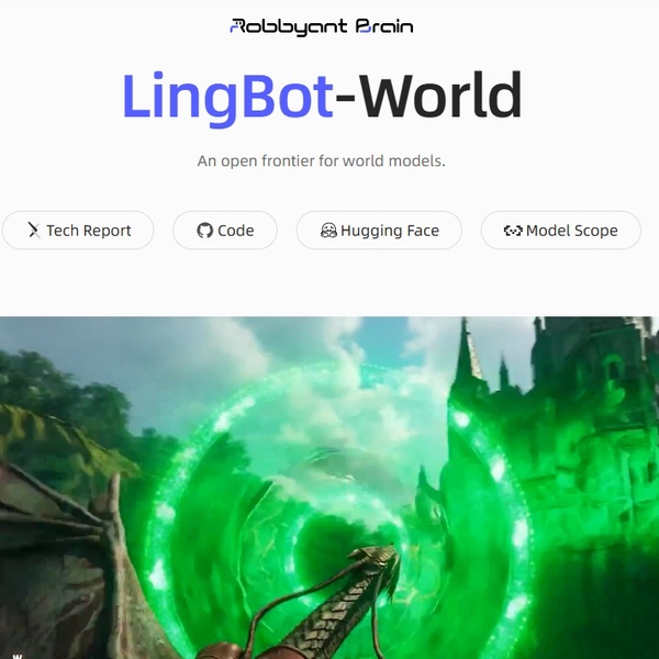 蚂蚁灵波开源 LingBot-World:打造具身智能的“实时可交互”世界模型
