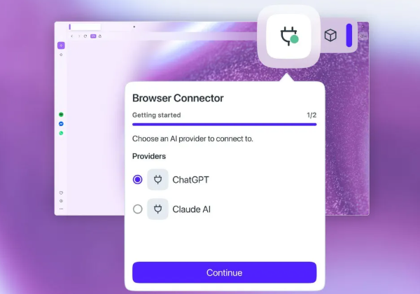 Opera 推出浏览器连接器功能 让 AI 聊天机器人无缝集成